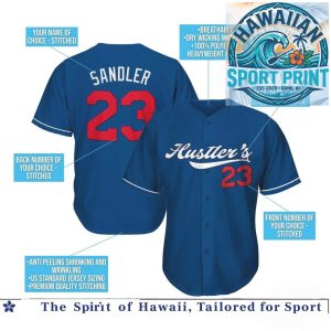 Custom Royal Blue Red Baseball Jersey Stitched Name Number Shirt
