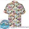 Cute Eevee Pokémon Brown Floral Pattern Anime Hawaiian Shirt Cute Eevee Pokémon Brown Floral Pattern Anime Hawaiian Shirt