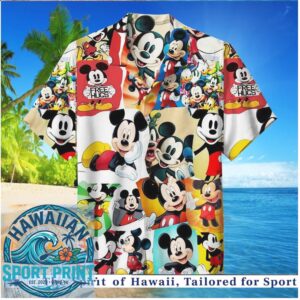Cute Mickey Mouse Classic Disney Cartoon Hawaiian Shirt