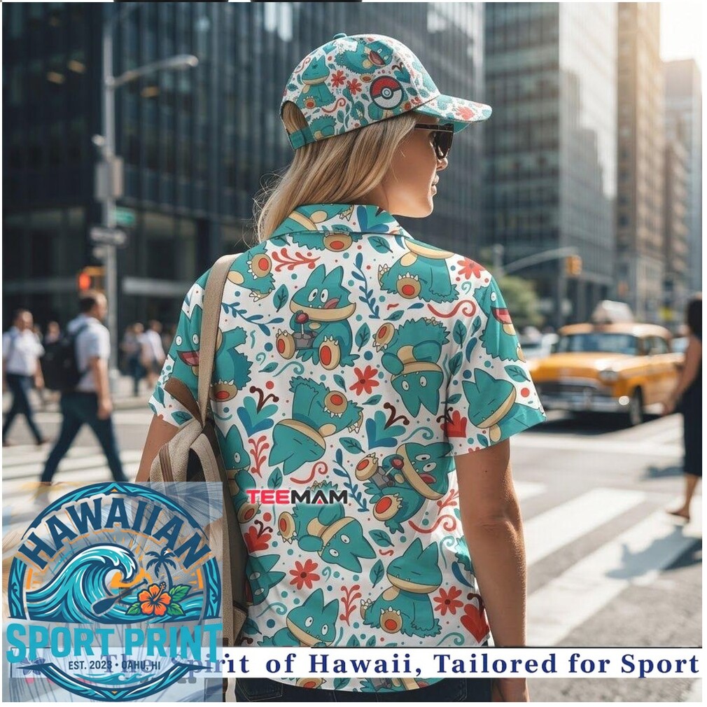 Cute Munchlax Pokemon Floral Summer Pattern Hawaiian Shirt Cute Munchlax Pokemon Floral Summer Pattern Hawaiian Shirt
