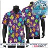 Cute Pokemon Grass Starter Characters Floral Pattern Hawaiian Shirt Cute Pokemon Grass Starter Characters Floral Pattern Hawaiian Shirt
