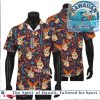 Eevee Floral Hibiscus Botanical Tropical Summer Hawaiian Shirt Eevee Floral Hibiscus Botanical Tropical Summer Hawaiian Shirt