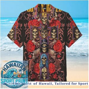 Guns N Roses Appetite For Destruction Rock Band Hawaiian Shirt