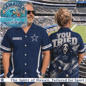 Dallas Cowboys Scream Mask You Tried Funny Football Hawaiian Shirt