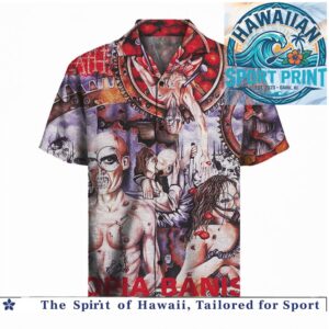 Death Band Human Heavy Metal Graphic Album Art Hawaiian Shirt