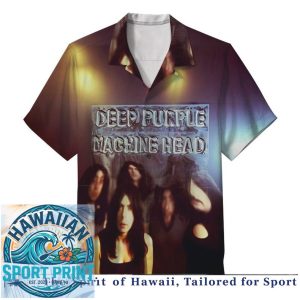 Deep Purple Fireball Burn Machine Head Classic Rock Hawaiian Shirt