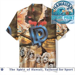 Deep Purple Rock Band In Rock Album Art Hawaiian Shirt