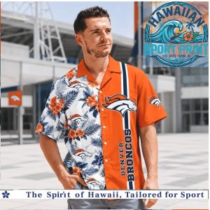 Denver Broncos Football Tropical Summer Hawaiian Shirt Beach