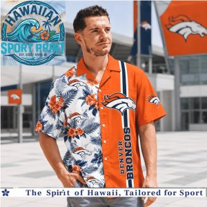Denver Broncos Football Tropical Summer Hawaiian Shirt Beach