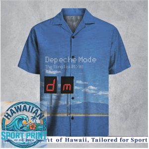 Depeche Mode The Singles 81 98 Synthpop Music Hawaiian Shirt