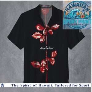 Depeche Mode Violator Rose Gothic Music Band Hawaiian Shirt