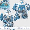 Denver Broncos Football Team Mascot Skyline Aloha Hawaiian Shirt Denver Broncos Football Team Mascot Skyline Aloha Hawaiian Shirt