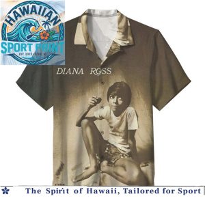 Diana Ross Everything Is Everything Vintage Motown Music Aloha Shirt