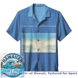 Dire Straits Classic Rock Guitar Album Art Hawaiian Shirt