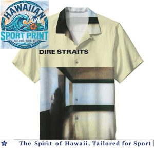 Dire Straits Classic Rock Guitar Album Art Hawaiian Shirt