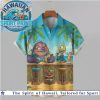 Stitch And Lilo Moonlight Forest Night Hawaiian Shirt Stitch And Lilo Moonlight Forest Night Hawaiian Shirt