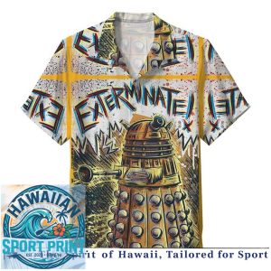 Doctor Who TARDIS Starry Night Sci Fi Hawaiian Shirt