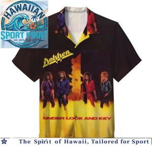 Dokken Heavy Metal Band Vintage Album Cover Hawaiian Shirt