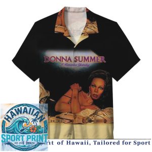 Donna Summer Disco Pop Music Legend Hawaiian Shirt