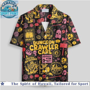 Dungeon Crawler Carl RPG Fantasy Book Tropical Hawaiian Shirt