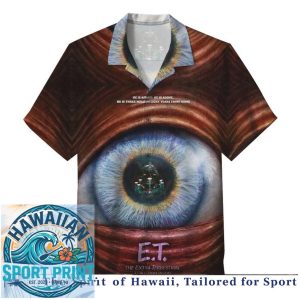 ET The Extra Terrestrial Sci Fi Movie Retro Hawaiian Shirt