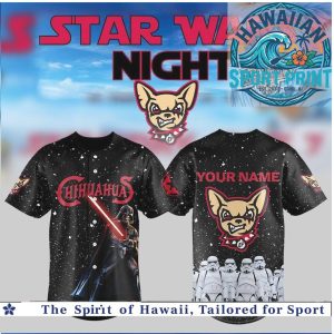 El Paso Chihuahuas Star Wars Night Darth Vader Baseball Jersey