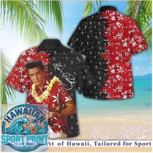 Elvis Presley Hawaiian Guitar Serenade Tropical Island Summer Hawaiian Shirt