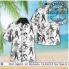 Vintage Surfing Ocean Waves Retro Style Hawaiian Shirt Vintage Surfing Ocean Waves Retro Style Hawaiian Shirt