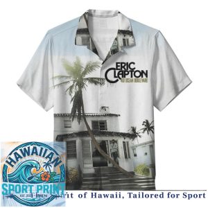 Eric Clapton Slowhand Guitar Album Cover Hawaiian Shirt