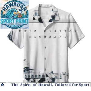 Eric Clapton Slowhand Guitar Album Cover Hawaiian Shirt
