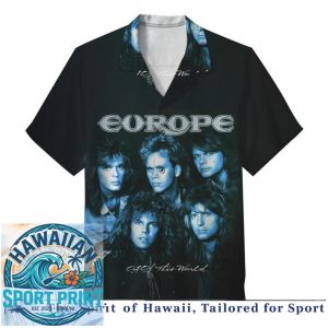 Europe Band Final Countdown Hard Rock Music Fan Hawaiian Shirt
