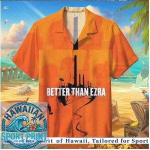 Better Than Ezra Before The Robots Orange Sunset Tropical Hawaiian Shirt