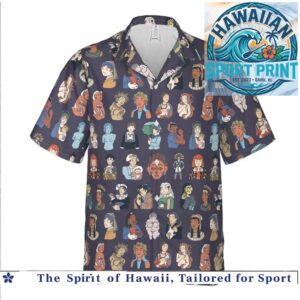 Famous Classical Art Masterpieces Historical Portraits Hawaiian Shirt