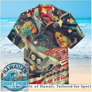 Fear and Loathing in Las Vegas Psychedelic Movie Art Hawaiian Shirt