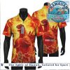 Funny Cartoon Character Tropical Floral Summer Hawaiian Shirt Funny Cartoon Character Tropical Floral Summer Hawaiian Shirt