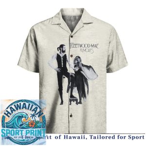 Fleetwood Mac Rumours Album Cover Classic Rock Music Hawaiian Shirt