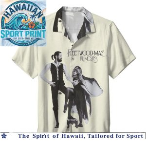 Fleetwood Mac Rumours Classic Rock Band Aloha Shirt