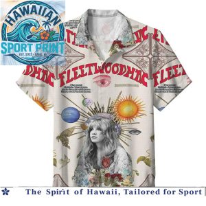 Fleetwood Mac Stevie Nicks Vintage Band Art Hawaiian Shirt