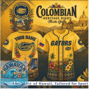 Florida Gators Colombian Heritage Night Baseball Jersey