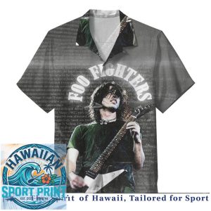 Foo Fighters Rock Band Concert Tour Music Fan Hawaiian Shirt