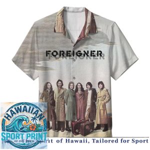 Foreigner Head Games Inside Information Classic Rock Aloha Shirt