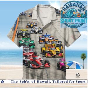 Formula 1 Racing Cars Track Speed Sport Fans Hawaiian Shirt
