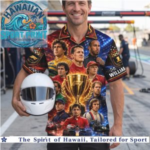 Formula 1 Racing Legends Champions Trophy Motorsport Hawaiian Shirt