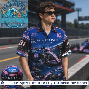 Formula 1 Racing Team Supercar Motorsport Grand Prix Hawaiian Shirt