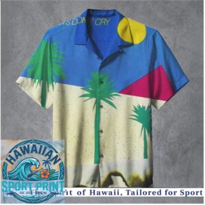 Frank Ocean Boys Don't Cry Palm Tree Sunset Minimalist Indie Hawaiian Shirt