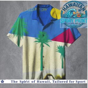 Frank Ocean Boys Don't Cry Palm Tree Sunset Minimalist Indie Hawaiian Shirt
