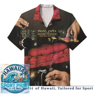 Frank Zappa Rock Music Album Cover Art Hawaiian Shirt