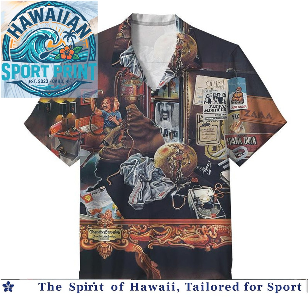 Frank Zappa Rock Music Album Cover Art Hawaiian Shirt Frank Zappa Rock Music Album Cover Art Hawaiian Shirt