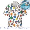 Retro Jack in the Box Clown Circus Toy Vintage Tropical Hawaiian Shirt Retro Jack in the Box Clown Circus Toy Vintage Tropical Hawaiian Shirt