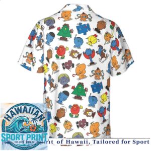 Funny Cartoon Characters Retro Summer Hawaiian Shirt